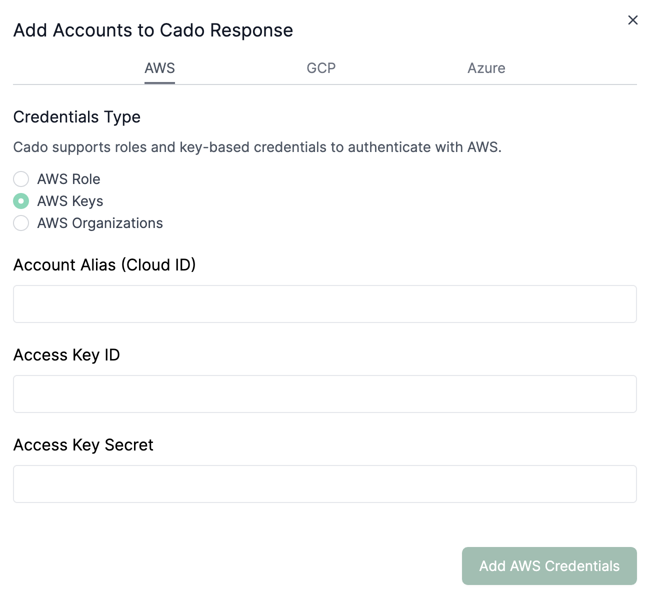 AWS keys