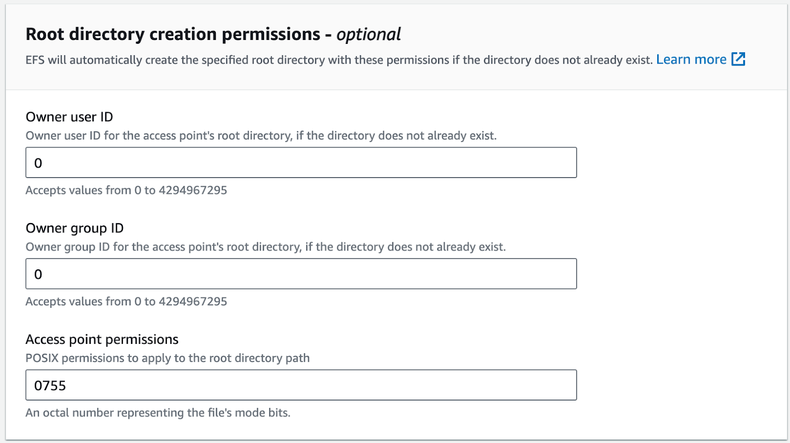 AWS Root Permission