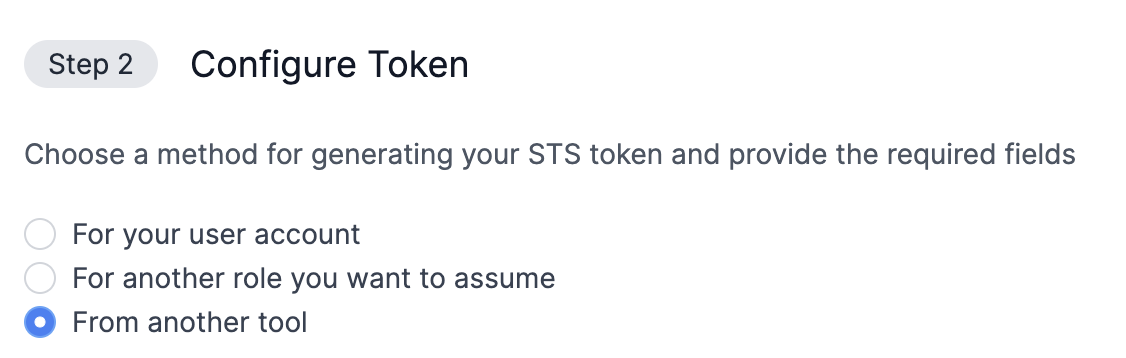 Configure Token