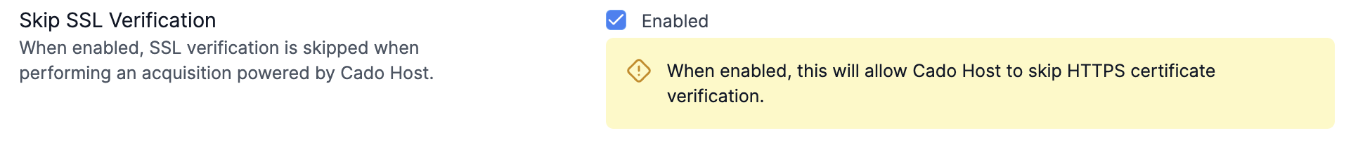 Proxy Setting